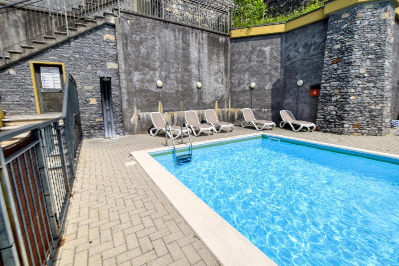 Ferienwohnung Varenna Perledo Exterior foto